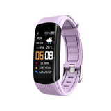 C5S Color Screen Watch Sports Heart Rate Monitoring Alarm Clock Weather Waterproof Pedometer Smart Reminder Bracelet