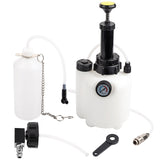 3L Capacity Bleeding Tool with Universal Adapter Fluid Manual Brake Bleeder
