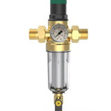 1PC DN15/DN20 Adjustable Pressure reducer Reducing with Integrated Filter/Gauge Prefilter Water Regulator Vae