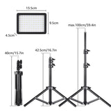 Andoer 10W 5600K LED Kit for YouTube Video Studio Product Portrait Photography with Ballhead Adapter Tripod Light Stands