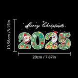 Motorcycles Christmas Decoration Auto Modified Santa Claus Decals Decor Waterproof Novelty Car Stickers For Home