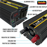 12V to 220V Panel System 18V 18W Solar Panel+30A Charge Controller +Pure Sine Inverter Complete Power Generation Kit