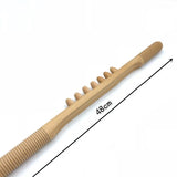 Natural wood Gua Sha scraper fat burner back shoulder neck waist leg body massage physiotherapy weight loss tool