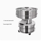 Vibrating Screen Small Stainless Steel Sieving 50w Powder Sieve Chinese Medicine ur Electric Sifting hine TB-830