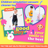 Children Electric Cleaner Simulation Vacuum Catcher Kids Pretend Cleaning Educational Toy Mini Vacuum,