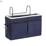 Multifunctional Dormitory Bed Side Pouch Organiser Bedside Hanging Bags Bed Holder Pockets Household Bedside Storage Hanging Bag