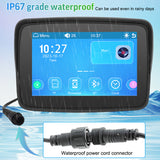 Ip67 Waterproof Portable Navigator 5 Inch Motorcycle Screen Support Dual Bluetooth Wireless Carplay Android Auto