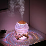 1pc Air Humidifier Crystal Ball Humidifier, Creative Dazzling Color Light Humidifier Desktop Humidifier With RGB Colorful Nigh