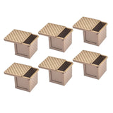 6X Square Lid Mold Bread Pullman Loaf Pan With Cover Non-Stick Mini Water Cube Toast Box