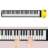 49 Key up Support Headphone and Speaker Electronic Hand Roll Piano for Kids Ages 3+ Class Teaching Adults Beginners