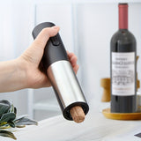 1pc  Electric Bottle Opener, Dry Cell Stainless Steel Red Wine Bottle Opener Party Gift, Wine Accessories Automatic Corkscrew Battery Operated For Kitchen,