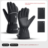 Winter Outdoor Smart Cycg Cold Sports Electric Heating Temperature Control Motorcycle Gloves