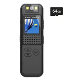 Full HD 1080P Mounted Camera Small Portable Night Vision Police Body Cam Support TF Card Mini 2024 Gift