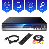 High Quality High-defination 1080P Home Box for TV All Region Free DVD CD-Discs Player AV-Output Built-in MIC-port