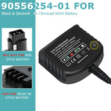 A12 Ni-CD Ni-MH Battery Charger for Black Decker 9.6V-18V Replacement A12-XJ A12EX A1712 Fast Charging Electric Tools