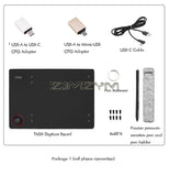 Graphics Tablet, 7.48 x 5.71 inch Large Drawing Tablet with 4 Hot Keys, Passive Stylus of 8192 Levels Pressure