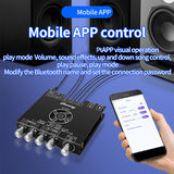 Audio Amplifier Signal Receiver Stereo Board Physical Buttons 220W Adjustment