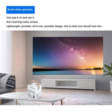 Mini LED Projector Portable Home HD Projector Smart Projector Support Mobile Phone Same Screen Projector