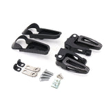 Top-Motorcycle For Vespa GTS GTS300 Gts300 Gts 300 2021 2022 Footrest Rear Passenger Footpegs Mount Black Pedal