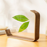 Acrylic Wood Herbarium Nordic Picture Frame for Wedding Photocard Display Stand Table Deco A