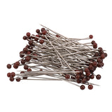 1000 Pieces Sewing 38Mm Glass Ball Head Pins For Dressmaking Jewelry Components Flower Decoration With Transparent Cases, 1