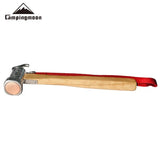 Campingmoon 1PCS Outdoor Multi-purpose Stainless Steel Copper Head Puller Camping Hammer Fixed Tent Nail With Safety Rope