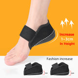 1-3cm Invisible Height Increase Silicone Soc Gel Pads Orthopedic Arch Support Heel Cushion Soles Insole 1 Pair