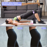 3pc/set Workout Resistance Bands For Legs And Glutes Muscle Training, Home Yoga Pilates Accessories