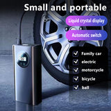 Electric Compressor Portable Iator with LCD Display High Precision Air Pump For Motorbike Vehicle Bicycle Tire Balls