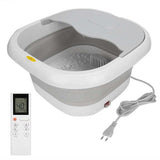 Electric Heating Massage Footbath Bucket Household Folding Red Light Foot Spa Machine Folding Foot Bath Basin Health Care