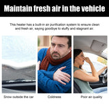 Portable Kinetic Air Aromatherapy Double Ring Rotating Solar Powered Car Perfume Diffuser Molecular Heater