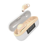 Bluetooth Headset Invisible True Wireless Handfree for Sleeping Working Black
