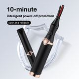 Electric Heated USB Rechargeable Eyelashes Quick Heating Natural Eyelash Curler Long Lasting Makeup