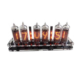 IN-14 6- digits Nixie clock Carbon fiber case With installed tubes