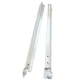 drawer slide rail One set Steel Bottom Side Mount Wheel Slide Track Set