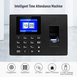 BISOFICE Attendance hine Fingerprint/Password/ID with 2.4'' Display Screen Time Clock Support Employee Checking-in Recorder