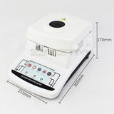 MS105 Moisture Meter Halogen Moisture Tester Lab Moisture Analyzer For Pharmaceutical Plastic Chemical Food and other Industries