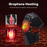 Heated Massager Adjustable Brace 3 Modes Vibrations Heating Pad For Knee Elbow Relax Legs Support Dropshipping