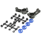 2Pcs Metal Rear C-Hub Carrier Caster Block IFW608B For Kyosho MP10 1/8 RC Car Upgrade Replacement
