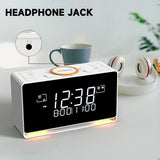 1pc DAB & FM Radio Alarm Clock With 40 Presets, Bluetooth,Dual Alarm,Sleep Timer,Dimmer Control, USB Charger And Earphone Jack ITOMA 728-UK