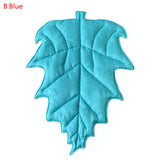 Newborn Baby Cotton Carpet Blanket Leaf Shape Crawling Play Mat Rug Kid Children