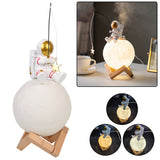 LED Home Decoration Astronaut Figurines Moon Night Light Moon Lamp Humidifier Space Man Cold Fog Machine