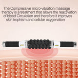 Rotating Body Roller Fitness Massager Anti-Cellulite Sliming Machine 7D Rolling Beads Cylinder Therapy Body Contouring Machine