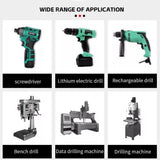 11Pcs Left Hand Set Included Screw Extractor 5Pcs HSS Drill Bits and 1Pcs Adapter CG1593
