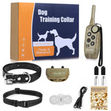 1000m Training Remote Control Anti Bark Dog Collar Rechargeable Waterproof Shocker Electric Vibrador Sound
