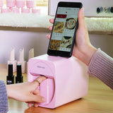 Portable Personalized Pattern Digital Printer hine Get Creative Custom Nail Art with Mobile app