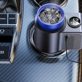 1pc Car Cooling And Heating Smart Cup With Temperature Control For Travel, 12V Coffee Tea Drinks Mug Heating