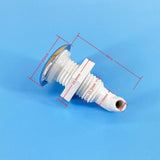 30mm Cover 7mm Twisted Teeth Bow Bubble Chromed Cap PVC Base Hot Tub Air Massage Bathtub Jet Nozzle