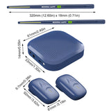 Set Portable Electronic Virtual Air Drum Drumstic Pedals Professional Gift for Adults Kids