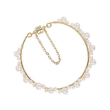 Women's Freshwater Pearl Woven Bracelet